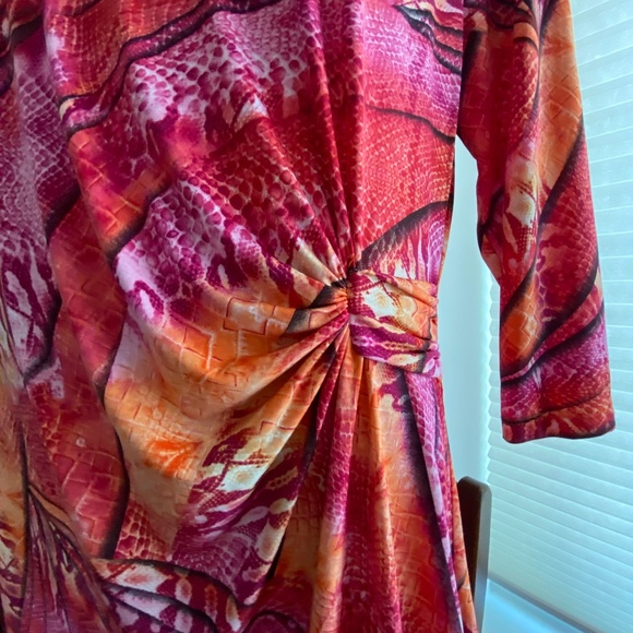 Nygard Bold Print Tunic Top Size L Asymmetrical - Picture 3 of 10
